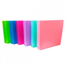 CARPETA 2X40 LAMA PPP A4 OPACA PASTEL